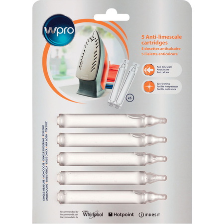 WPRO Cartouches Anti-tartre centrale vapeur (5 pièces) SIM005
