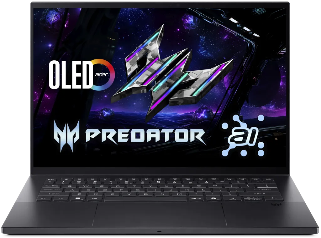 ACER Predator Triton 14 AI PT14-52T-98M1 Copilot+ PC Intel Core Ultra 9 288V Laptop 36,8 cm (14.5") Touchscreen WQXGA+ 32 GB LPDDR5x-SDRAM 2 TB SSD NVIDIA RTX5070 Qwertz
