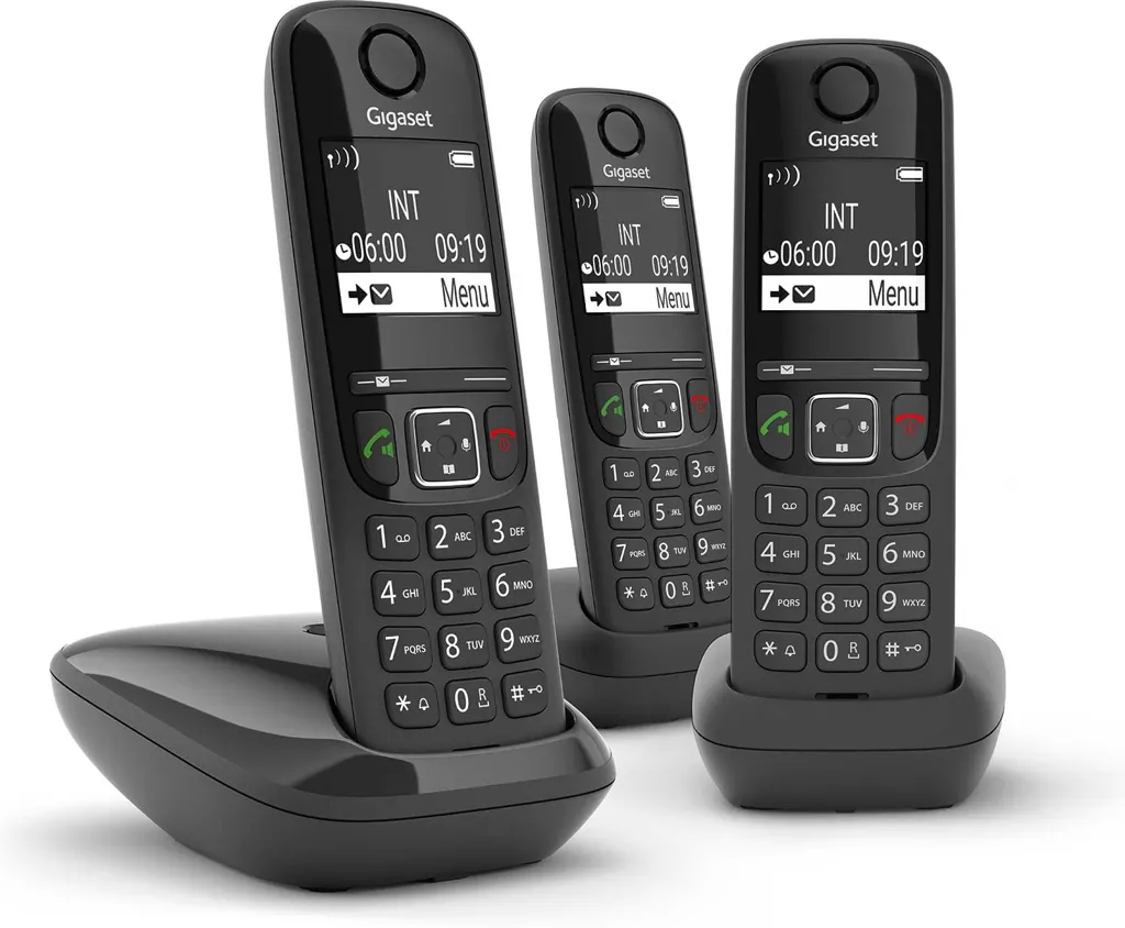 GIGASET AS690R Trio Schwarz