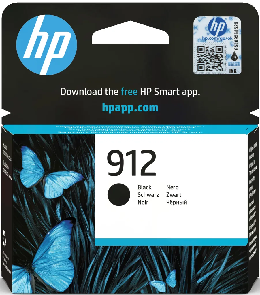 HP Tintenpatrone - 912 - Schwarz