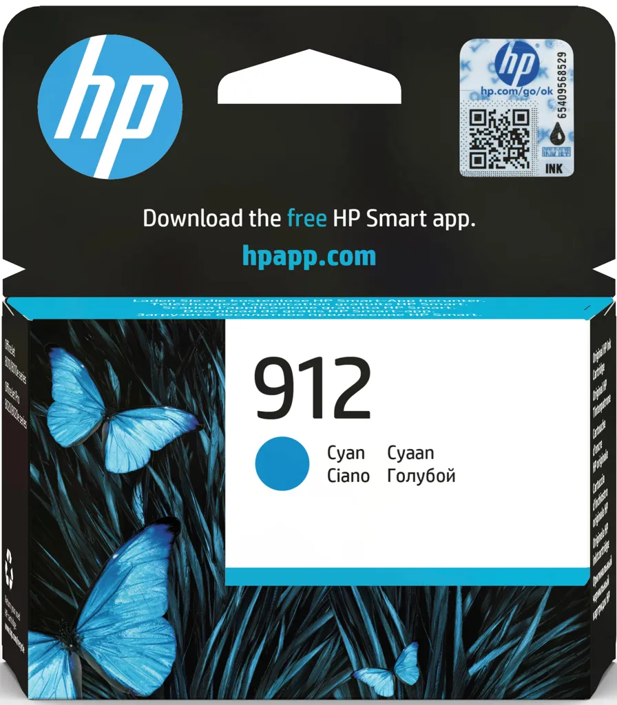 HP Tintenpatrone - 912 - Cyan