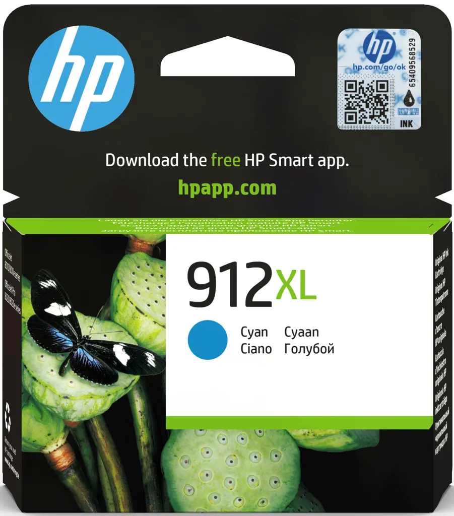 HP Tintenpatrone - 912XL - Cyan