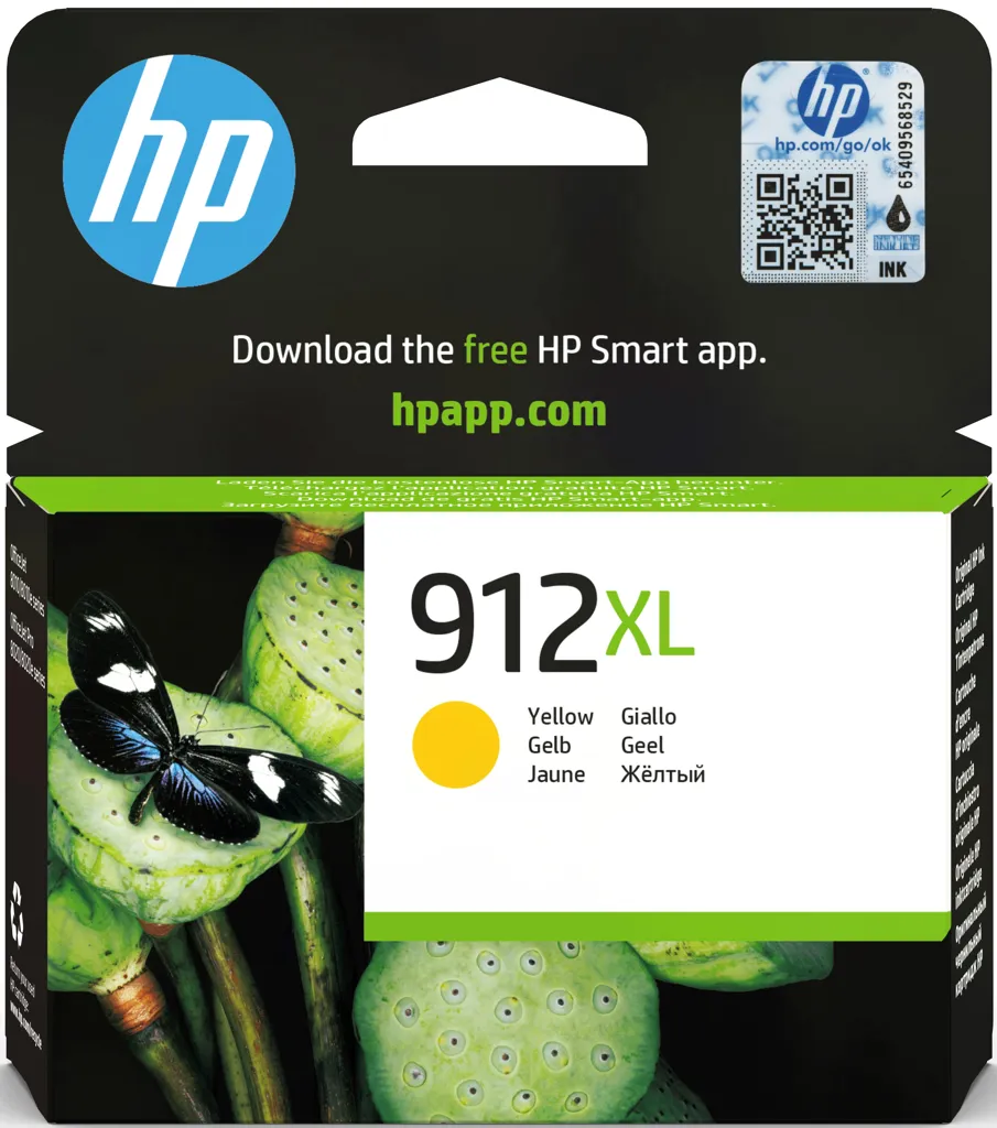 HP Cartouche d'encre - 912XL - Jaune