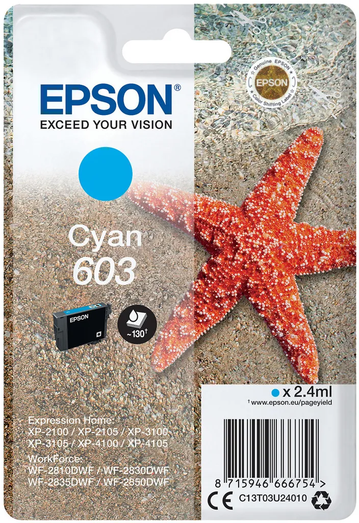 EPSON 603 Cyan - Cartouche d'encre