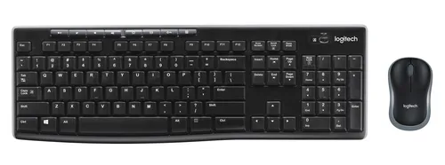 LOGITECH Clavier + Souris - Sans Fil - MK270 - QWERTZ (SF) - Noir