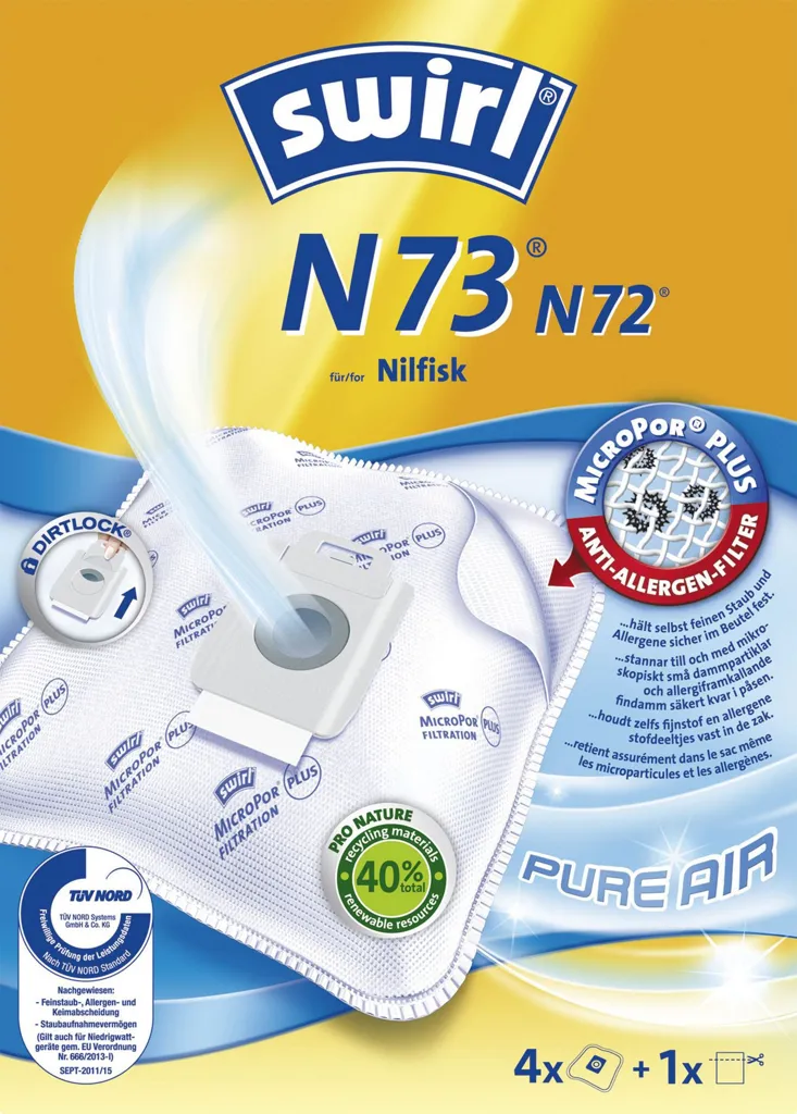 SWIRL Vacuum bag N73