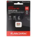 CARTE MEMOIRE MICRO SANDISCK 256GB MSDXC Extreme Go lecture 240Mo/s - écriture 160Mo/s 5K 