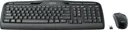 LOGITECH Keyboard + Mouse MK330 - Wireless - AZERTY (BE) - Black
