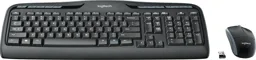 LOGITECH Keyboard + Mouse MK330 - Wireless - AZERTY (BE) - Black