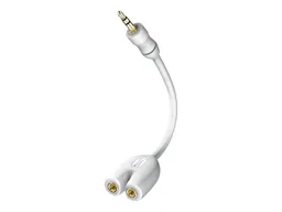 IN-AKUSTIK Inakustik 00310302 3,5mm 2 x 3,5 mm Blanc adaptateur et connecteur de câbles